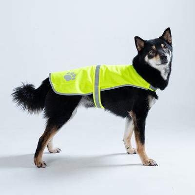 Reflective Dog Safety Vest Adjustable Bright Orange Puppy Visibility Jacket Yellow Breathable Pet Fluorescent Clothes Outdoor