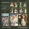ZABC Youthful Retro Photo Stickers - 6 Vintage Styles for Journals & Collages