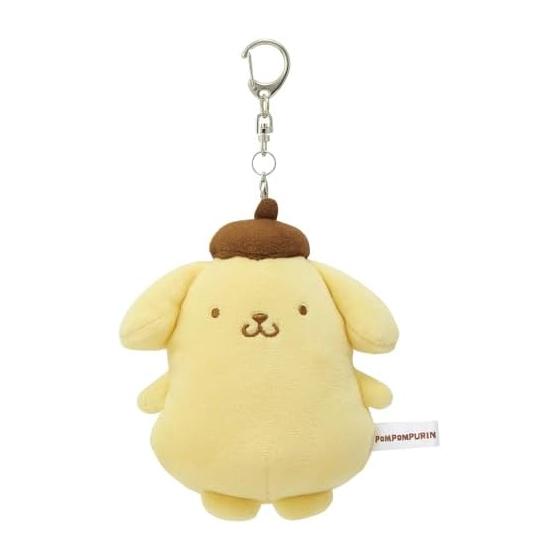 Skater Plush Mirror Keychain Die Cut Mascot Mirror Nasukan Sanrio Pompompurin ZNMD1-A