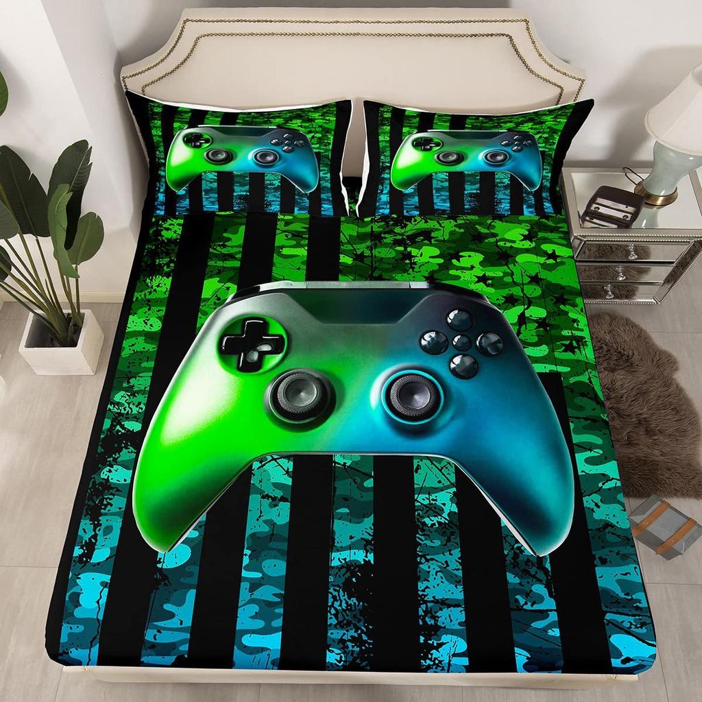 Cute Penguin Pattern Mattress Three-Piece Digital Printing Bedding Mattress Three-Piece Set Children And Adults