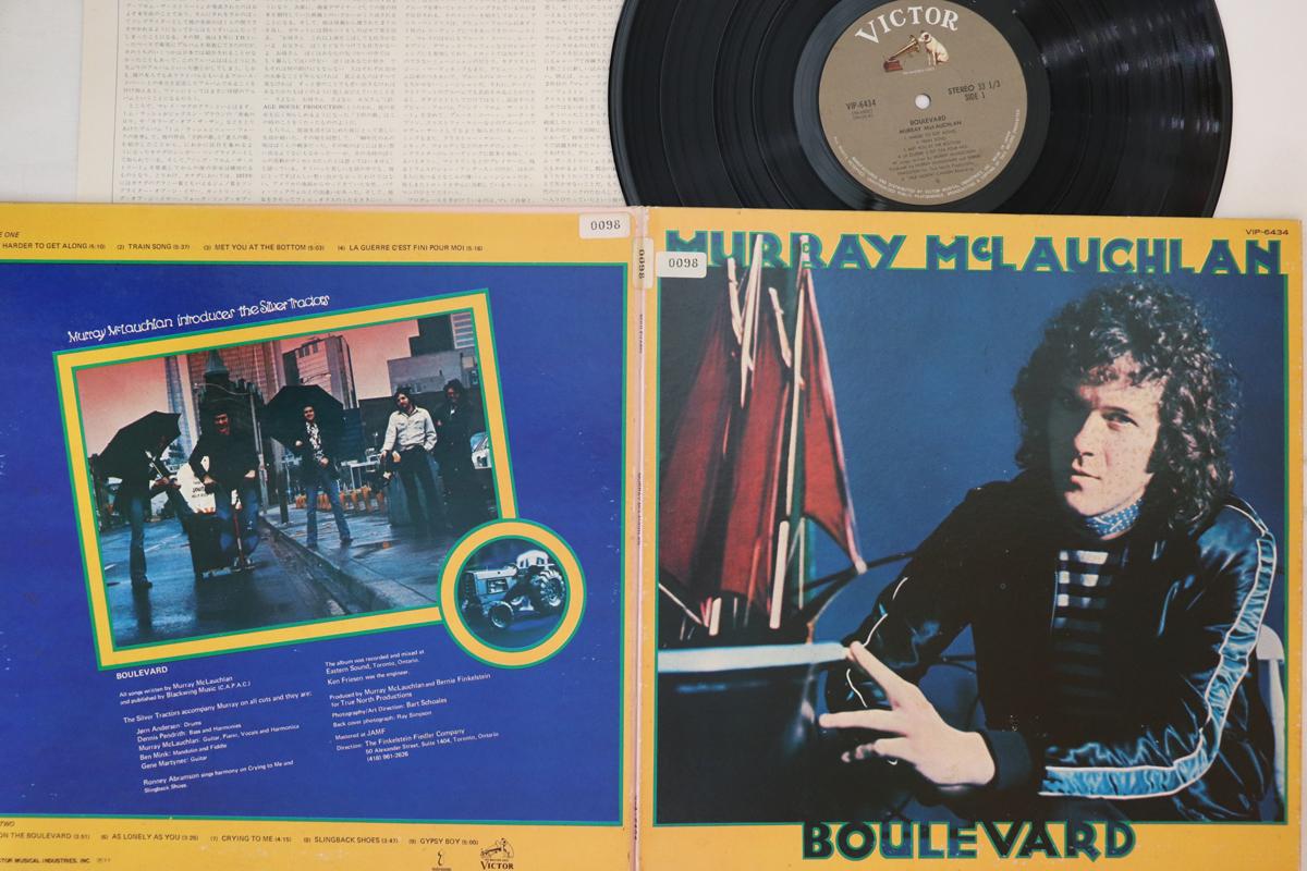 

LP Record MURRAY MCLAUCHLAN - Boulevard VIP6434 VICTOR 1977 Japan Rock Used