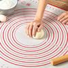 40*50cm Large Silicone Baking Mat Non Slip Pastry Dough Mat Pie Crust Rolling Mat Fondant Placemat Oven Liner with Measurement