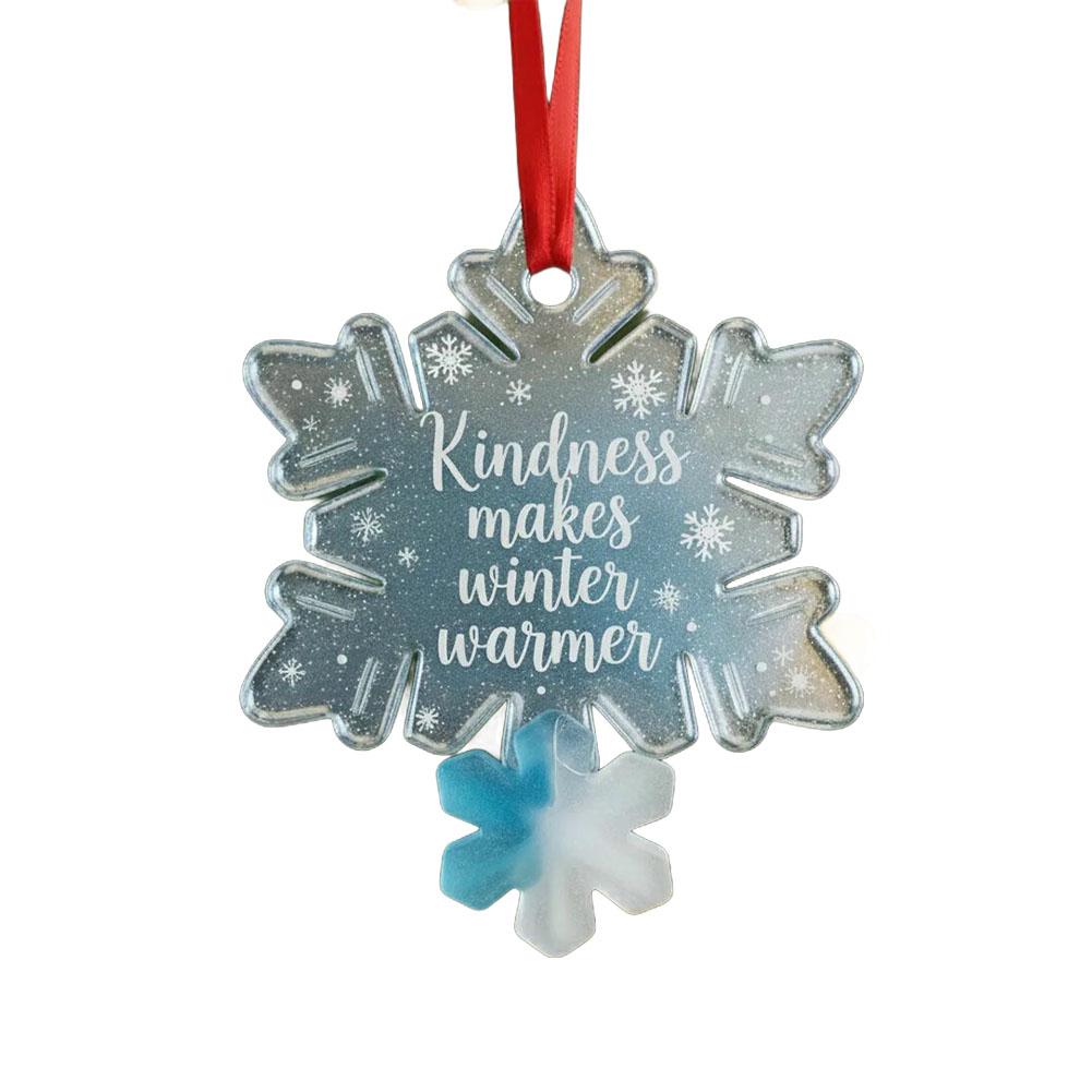 New Christmas Acrylic Friendship Hanging Pendants Ornaments Xmas Tree 2026 New Year Party Home Decoration DIY Gifts