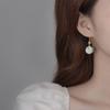 Chinese Style Safety Buckle Hetian Jade Earrings Women'S 2022 Trendy Design Sense Advanced Sense Stud Earrings Ear Hook