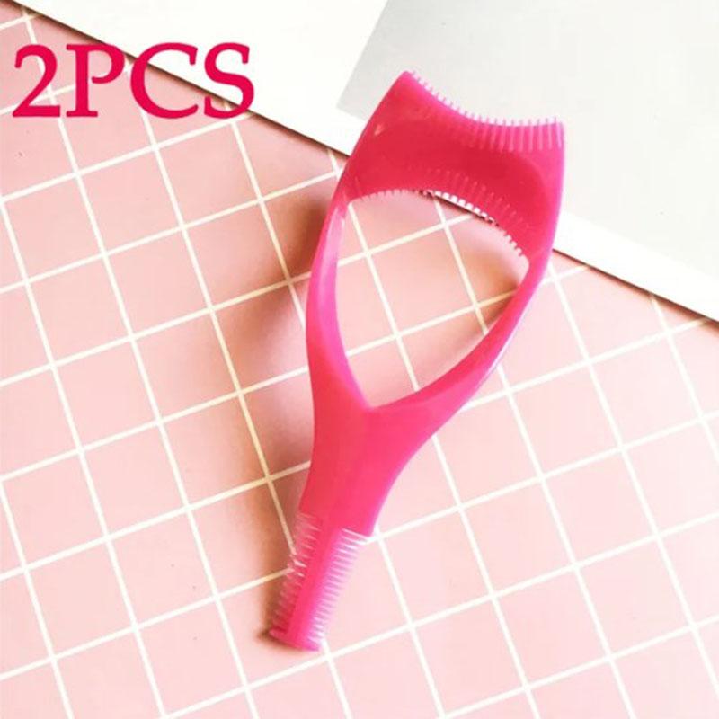 1/3 ks plastový přenosný aplikátor na řasenky, vodítko na řasy, hřeben na řasy, kleště na řasy pro ženy a dívky, nástroje pro líčení očí