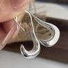 925 Sterling Silver Vintage Earrings For Women Trendy Simple Clip Shape Earring Jewelry Prevent Allergy Party Accessories Gift