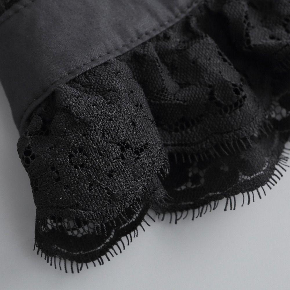 Sweet Fake Lace Collar Exquisite Lace Neckline Simple Detachable Lapel Collar  Women/girls