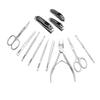 12PCS Manicure Sets Pedicure Kits Stainless Steel Nail Clipper Personal Care Tools with PU Leather Case
