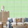 Mint and white fabric pattern wallpaper for living room and bedroom 50x1000