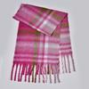 New Autumn and Winter Circle Yarn Thickened Plaid Scarf Men's and Women's Fashion Warm Fringed Long Couple Scarf