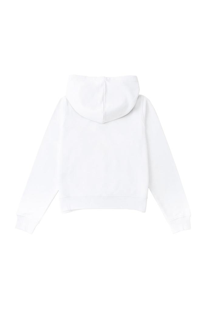 Diesel Sweatshirt Hoodie HOOD A14737RIAJH 100 White XS Women's F-REGGY D-FOIL