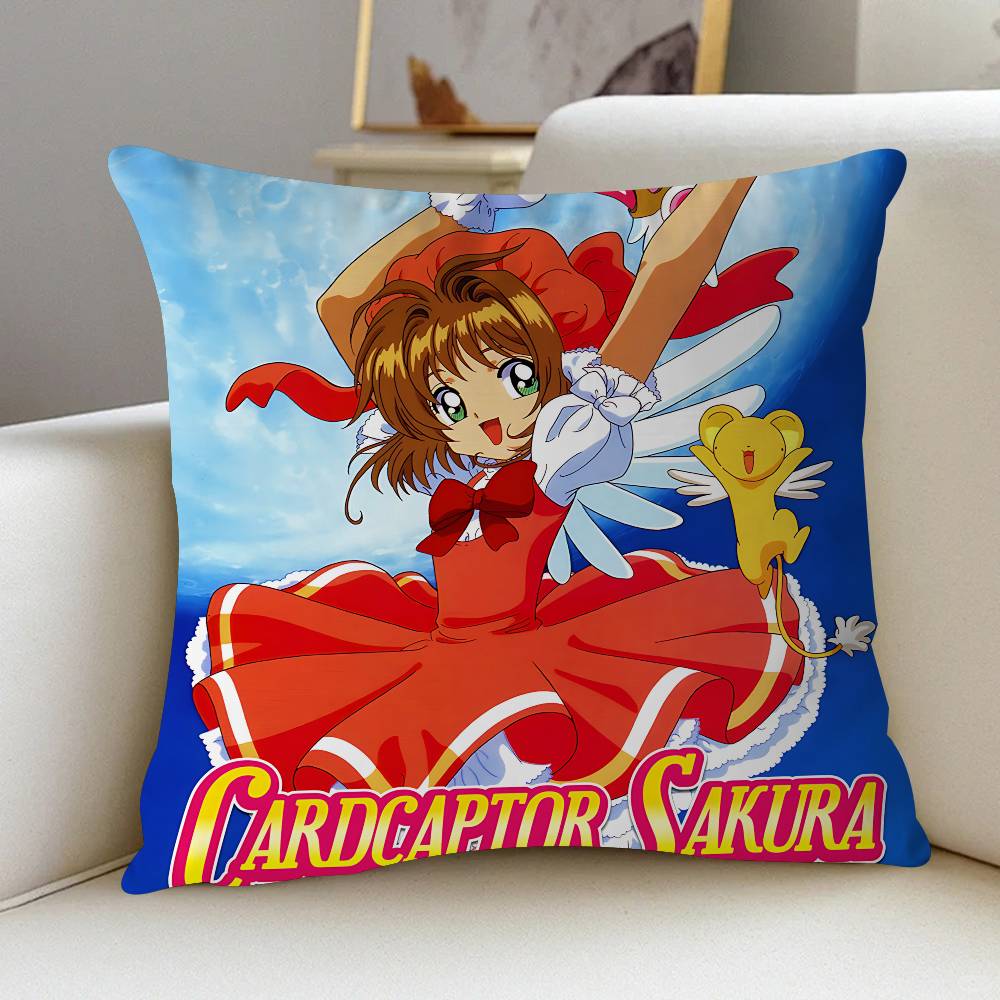 Anime C-Cardcaptor Sakura Personalized Pillow Dust Cover Bedroom Kids Party Decoration Pillowcase Birthday Children Gift