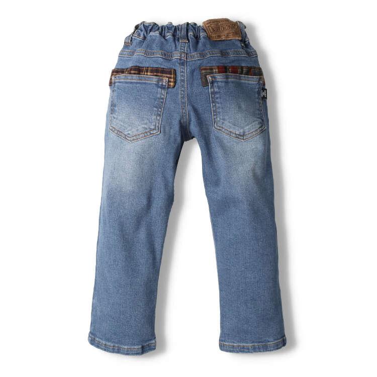 [Children's Clothing] Daddy Oh Daddy (Daddy O'daddy) Remade Denim Straight Pants 90cm-140cm V51018