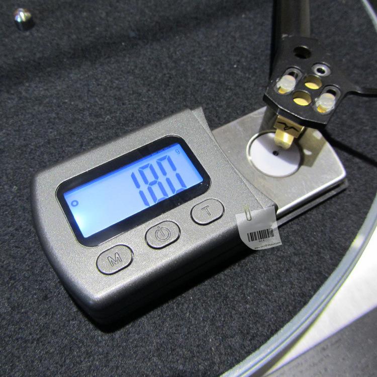 Mini 5g Vinyl Turntable Cartridge Stylus Pressure Gauge with 0.01g Accuracy Scale