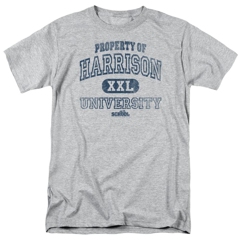 Old School Property Of Harrison T Shirt Licensed Comedy Movie College Sport Grey M