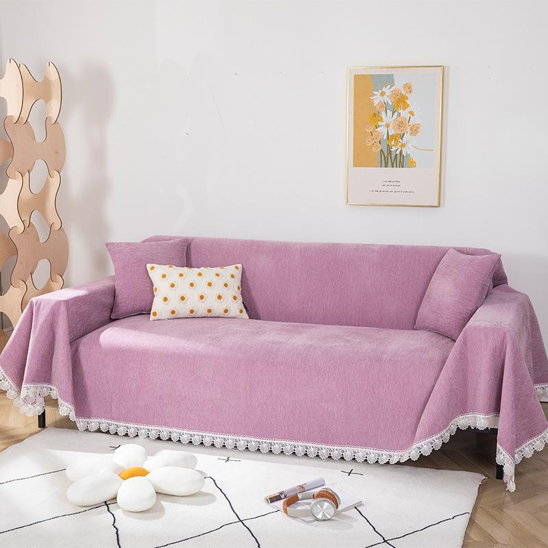 Anti-Cat Scratch Cloth Sofa Cover Simple Modern Sofa Full Cover Cloth Ins Style Sofa Blanket Four Seasons Universal Towel Cover Towel