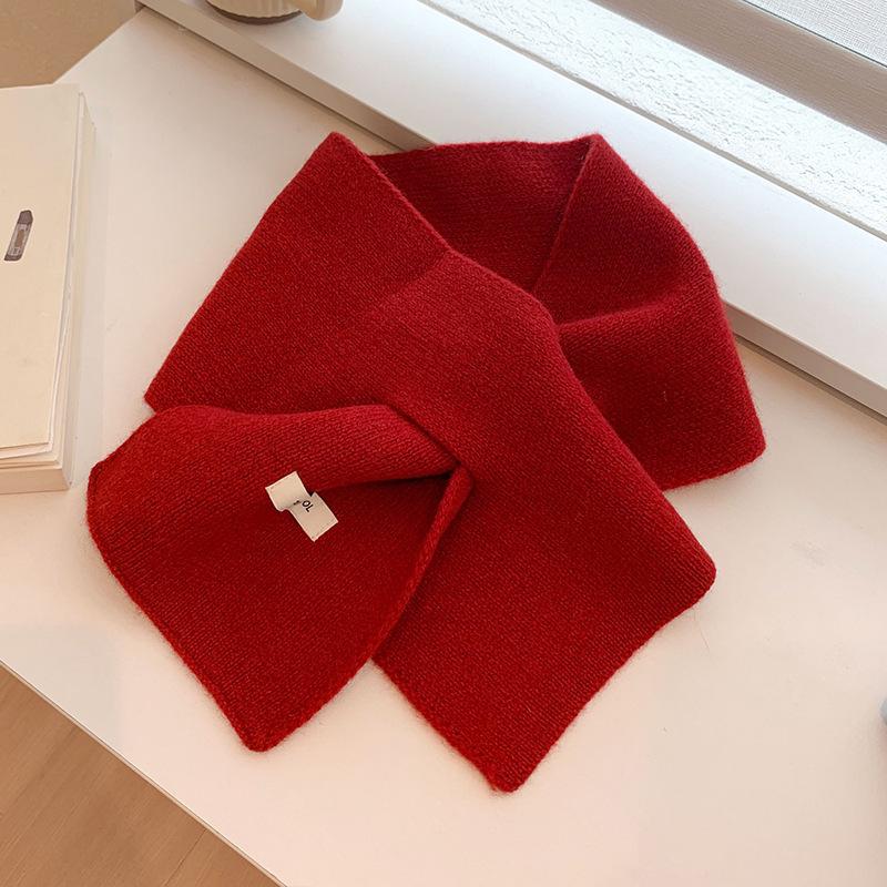 Sciarpa a triangolo in lana merino australiana lavorata a maglia per donna - Versatile, Calda, Sciarpa casual