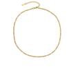 Women's Simple Figaro Chain Necklace - Elegant Designer Choker for a Subtle Look