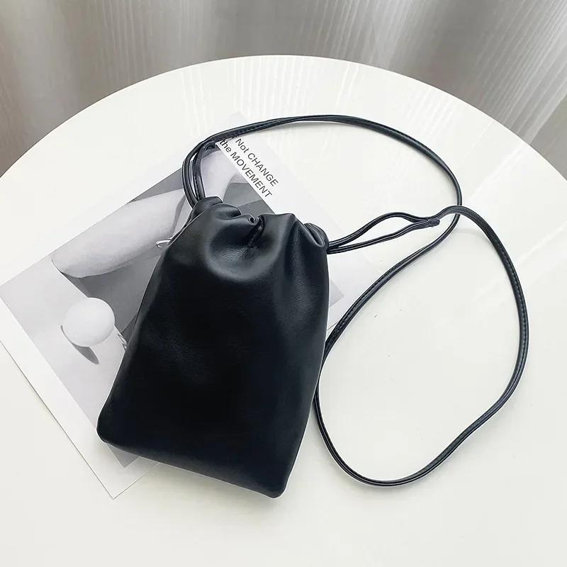 Tote Handbag For Women New Versatile Korean Niche Bags Retro Compact Commuting Hand-Held Crossbody Bag Premium