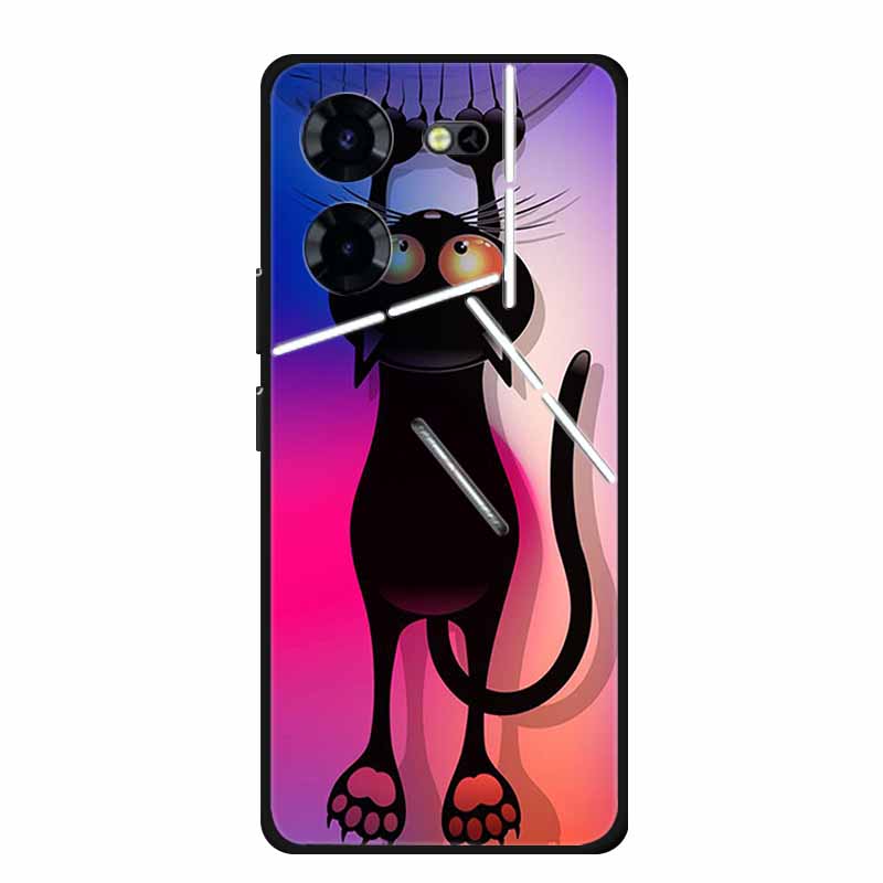 Luxury Case For Tecno Pova 5 Pro 5G TPU Soft Silicone Back Cover for Tecno Pova5 Pro 2023 LH8n Phone Cases Cute 6.78" New etui