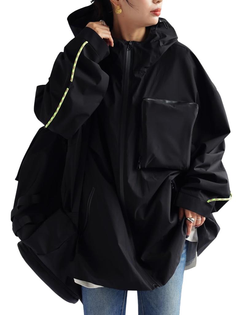 Antiqua Mountain Parka Free Size 05 Black [antiqua] Women's WTC-0015
