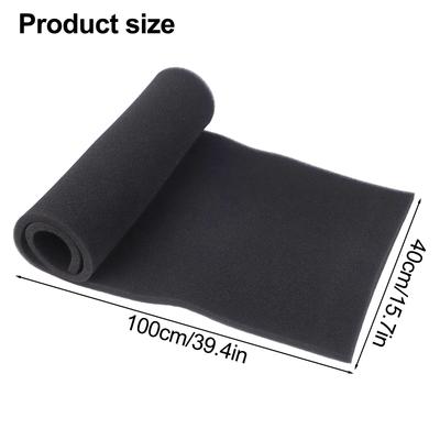 1 Rulle 1mx40cm Luftkonditioneringsfilter Ersättning Aktivt Kolfilter Svampskiva Luftrenare Tillbehör Filtertyg