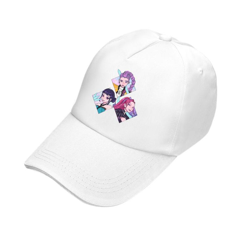 Kpop Demon Hunter Hat Letter Baseball Cap For Women Summer Adjustable Sun Hat Anime Cute Retro Sunbonnet Adult Headgear Gift