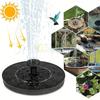 Mini Solcellefontene Basseng Dam Ny Foss Fontene Hageutstyr Dekorasjon Utendørs Solcellefontene Fuglebad 1W/1.4W