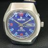 RICOH R31 AUTOMATIC VINTAGE JAPAN MENS BLUE COLOR DIAL WATCH a707616-1