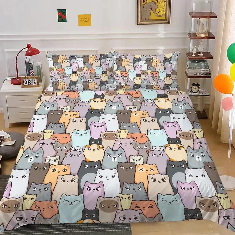 Comforter Top Cute Bedding Set Cute Funny Yellow Cartoon Chick King Queen Cartoon Animals Soft Polyester