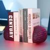 2pcs Heavy Duty Bookends Extra Strong Brain-Shaped Bookends