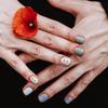2 Bags Crystal Glass Nail Art Rhinestone Decor Delicate DIY Flat Bottom Manicure Small Decors Nail Art Accessories Exquisite