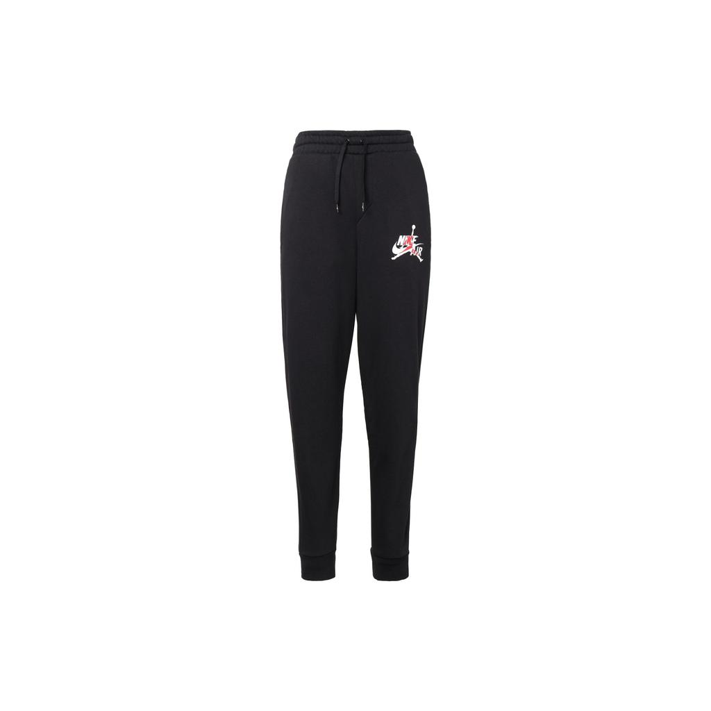Jordan Knitted Sweatpants Men's Black Thickened Cuffed Pants DH9503-010