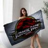 Dinosaur Cartoon Jurassic Park Microfiber Printed Beach Towel Mountain Climbing Yoga Beach Swimming Running Absorbent Soft Towel
