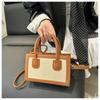 Ladies Out Splicing Commuter Large Capacity Fashion Handheld Crossbody Shoulder Bag For Women