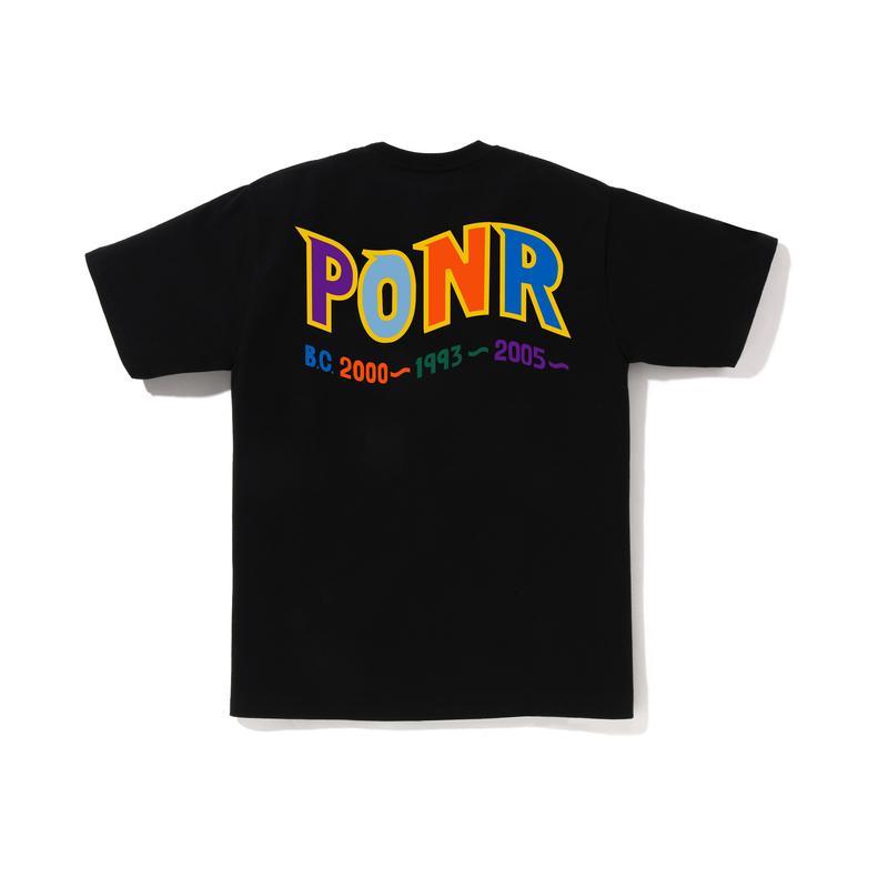 Bape Colors Shark Ponr Tee 0ZXTEM110016M