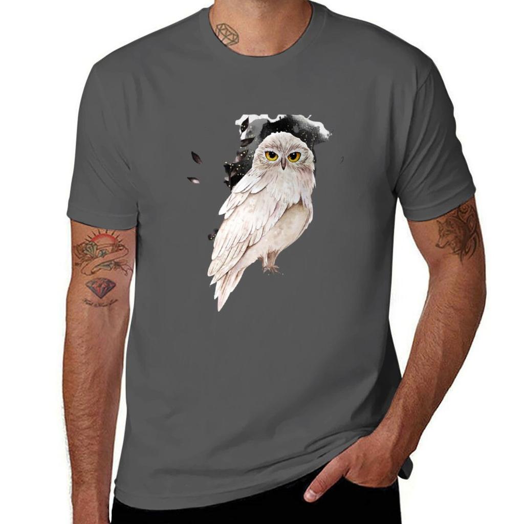 White Owl Tshirt Unisex T Shirts Graphic Unisex T Shirt Summer Tshirt