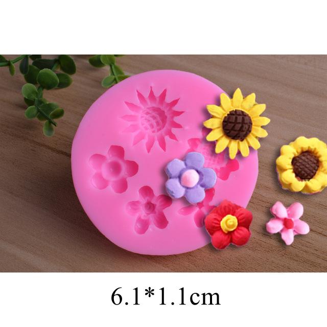 

Силиконовая форма для цветов, помадка, украшения тортов, кексов, желе, конфет, шоколада, украшения, инструменты для выпечки