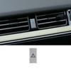 For Range Rover L405 Emergency Light Switch 18-2022 Sticker Trim Silver Alloy