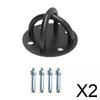 2x Anchor Storage Hook Rack Resistance Band with Screw Heavy Duty Mount Bracket