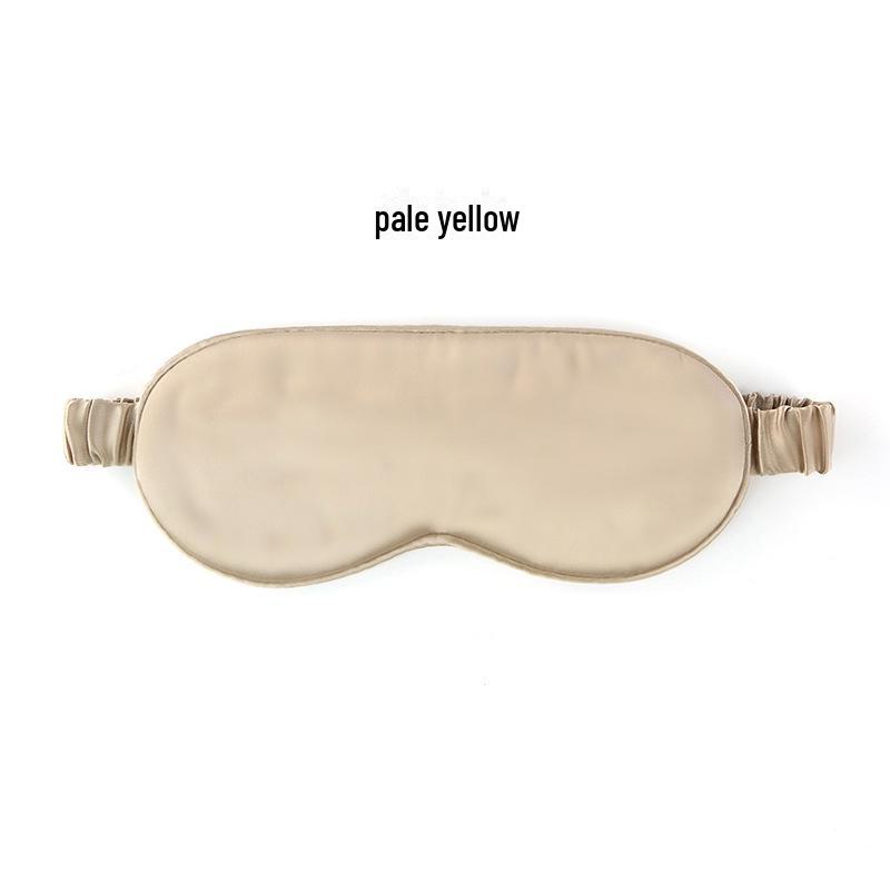 Butterfly Embroidered Silk Eye Mask - 19 Momme Double-Sided Mulberry Silk with Shade and Embroidered Logo