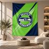 Decorative Tapestry,Seattle Seahawks Printed Wall Art, Lightweight Wall Hanging For Bedroom Background