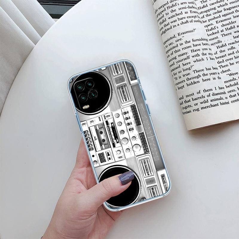 

RP9 Boombox Tape Vintage Transparent Phone Case for Samsung Galaxy A04 A04S A14 A23 A34 A54 M23 M33 M52 M53 Galaxy A04