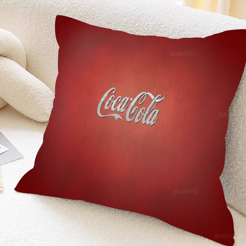 C-COCA-COLAS Pillowcase toon Gift Cushion Cover Bedroom Home Sofa Chair Seat Decor pillow case