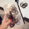 Korean Style Simple Elastic Hair Tie – Small, Thin High Elastic Band for Girls, Basic Hair Ring Headwear