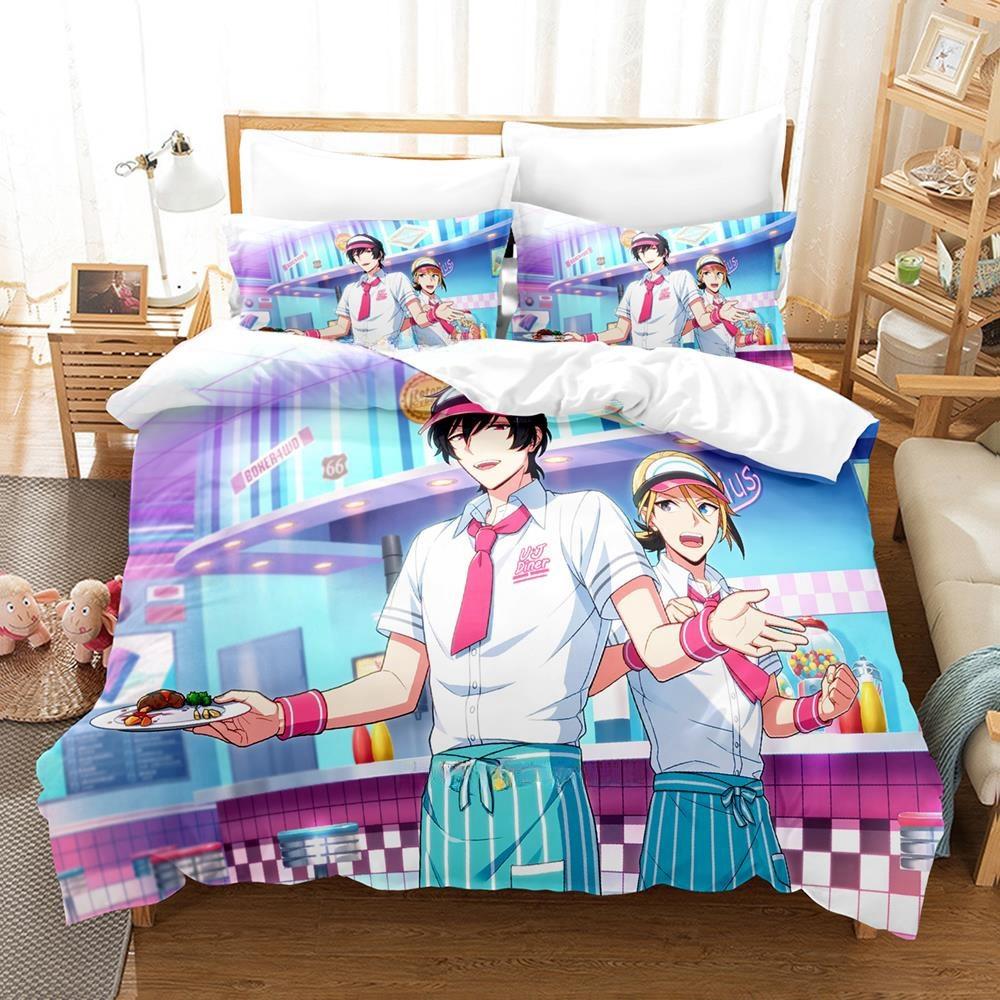 3D Cartoons Game HELIOS Rising Heroes Bedding Set Single Twin Full Queen King Size Bed Set Adult Kid Bedroom Duvet Cover Sets