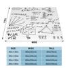 ABA Whiteboard Notes Custom Home Decor An Ultra-Soft Micro Fleece Blanket