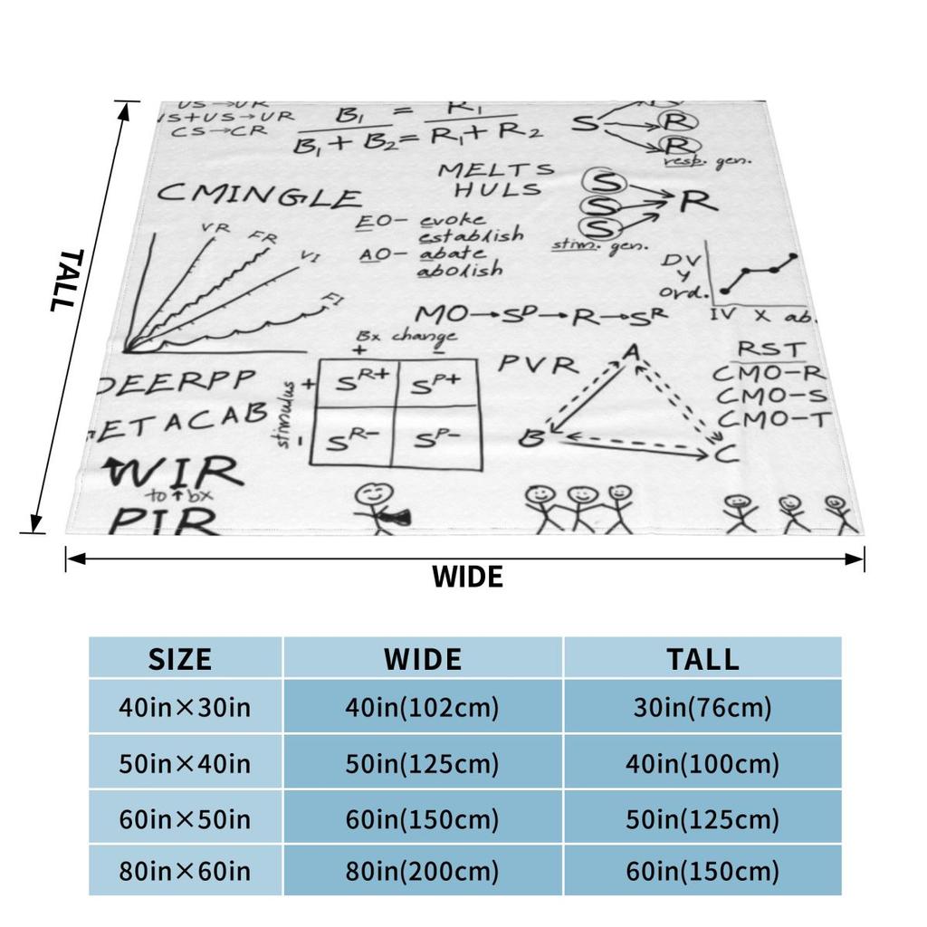 ABA Whiteboard Notes Custom Home Decor An Ultra-Soft Micro Fleece Blanket