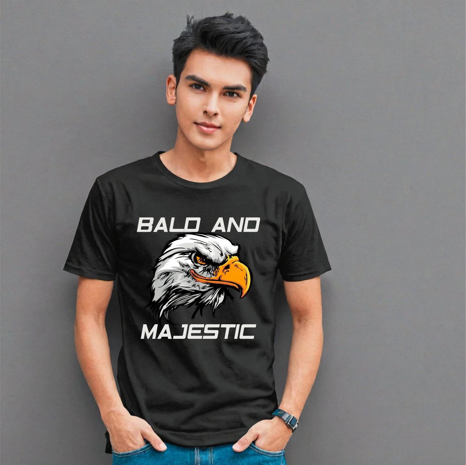 Bald and Majestic Sarcastic Eagle Graphic Novelty Men s Funny Gift T-Shirt 2XL