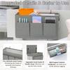 Bedside Hanging Organizers Bag for Small Items Storage Sturdy Waterproof Fabric Without Tool Installation
